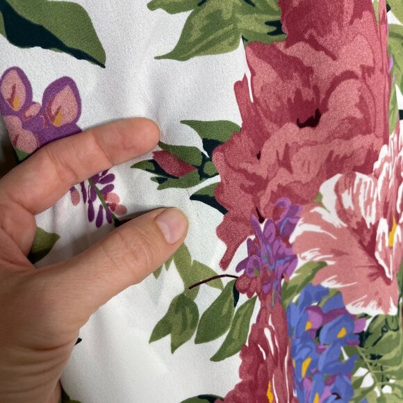 Show Me Your Mumu Tea Party Midi Skirt Size Small Floral Green Pink SMYM - Picture 6 of 12